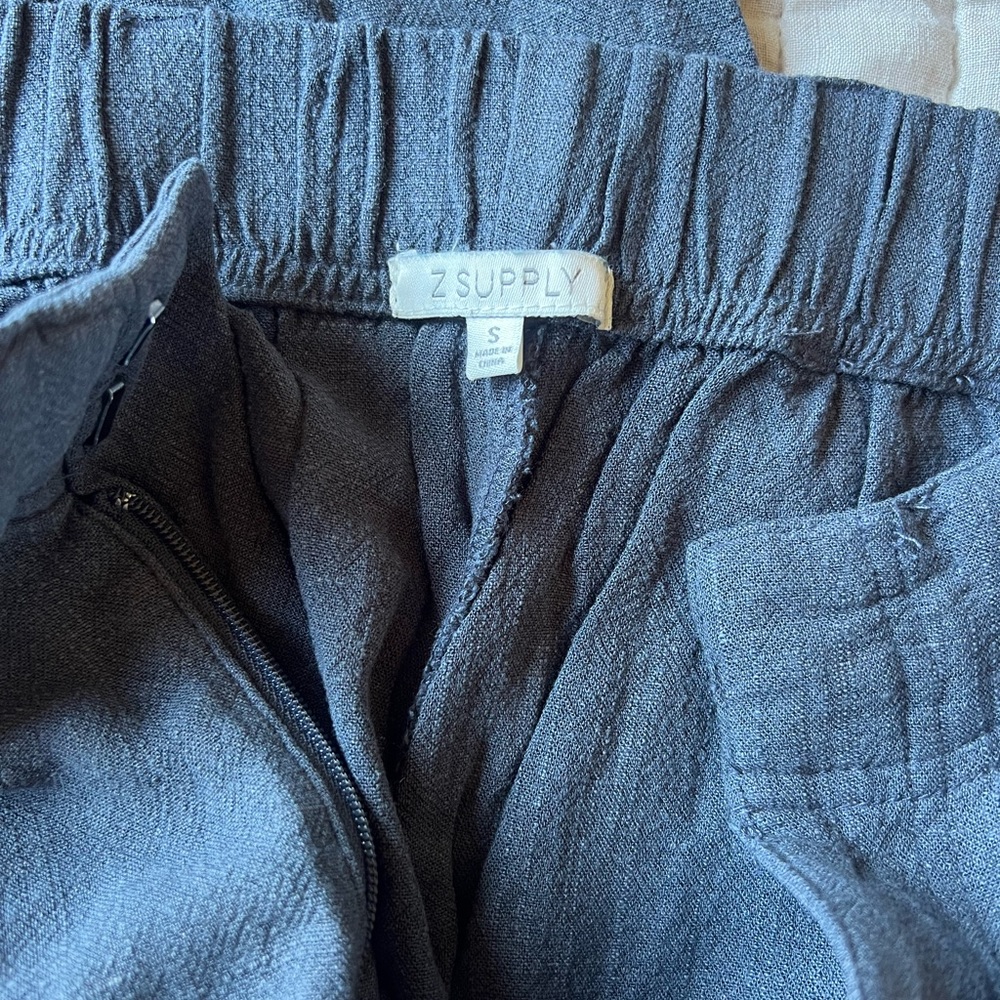 Z Supply women’s Blue Linen Pants
